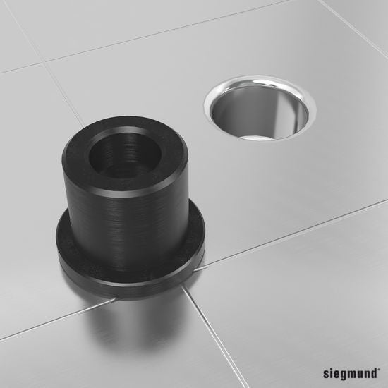 2 - 000544: System 28 Reduction Bushing for the System 22 (Burnished) - 28mm Welding Table Accessories by Siegmund - The Flattest, Most Reliable Welding Tables & Fixturing Accessories in the World