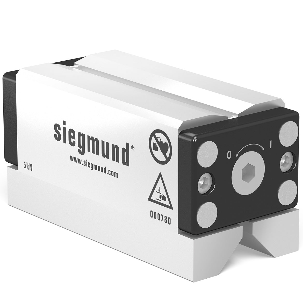 2 - 000780: Duo Magnet Clamping Block 5 - 28mm Welding Table Accessories by Siegmund - The Flattest, Most Reliable Welding Tables & Fixturing Accessories in the World