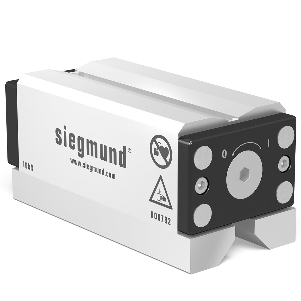 2 - 000782: Duo Magnet Clamping Block 10 - 28mm Welding Table Accessories by Siegmund - The Flattest, Most Reliable Welding Tables & Fixturing Accessories in the World