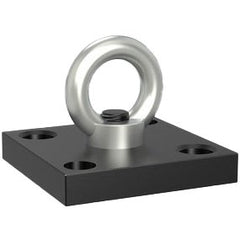 2 - 000830.N: Shipping Bracket with Fastening Plate (Nitrided) - 28mm Welding Table Accessories by Siegmund - The Flattest, Most Reliable Welding Tables & Fixturing Accessories in the World