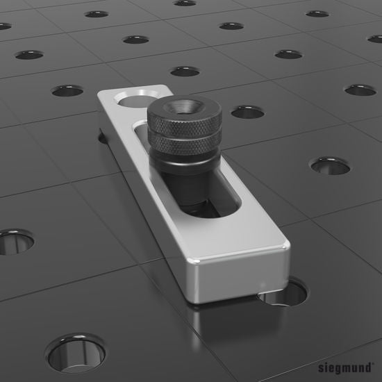 2 - 002822: 28 - > 22 Short Combination Fast Clamping Bolt (Burnished) - 28mm Welding Table Accessories by Siegmund - The Flattest, Most Reliable Welding Tables & Fixturing Accessories in the World