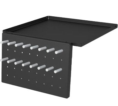 2 - 004025: Tool Wall With Shelf For Siegmund Workstation - 16mm Welding Table Accessories by Siegmund - The Flattest, Most Reliable Welding Tables & Fixturing Accessories in the World