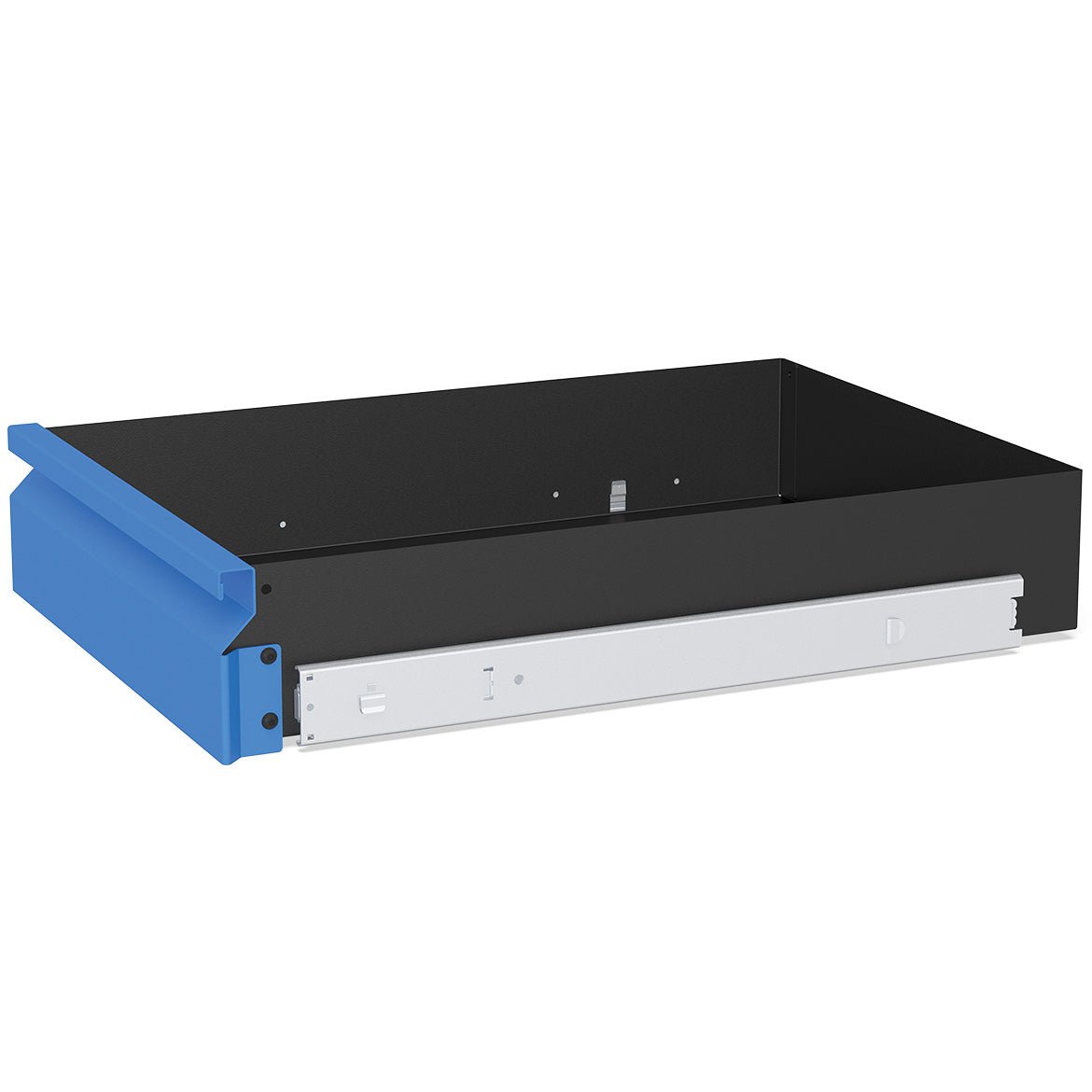 2 - 004225: 120 mm Drawer With Clip Rail For Lockable Sub Table Box - 16mm Welding Table Accessories by Siegmund - The Flattest, Most Reliable Welding Tables & Fixturing Accessories in the World