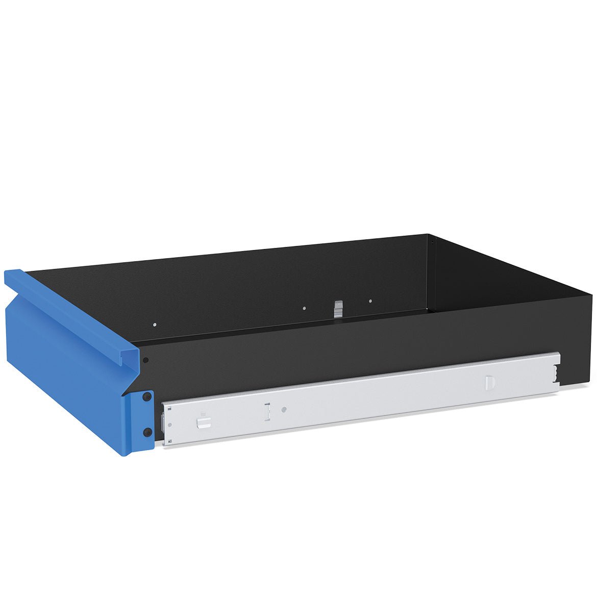 2 - 004225.WS: 120 mm Drawer With Clip Rail For Siegmund Workstations - 16mm Welding Table Accessories by Siegmund - The Flattest, Most Reliable Welding Tables & Fixturing Accessories in the World