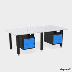 2 - 004230: 180 mm Drawer With Clip Rail for Sub Table Box - 16mm Welding Table Accessories by Siegmund - The Flattest, Most Reliable Welding Tables & Fixturing Accessories in the World