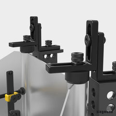 2 - 160111.N: 90 WL Stop and Clamping Square (Nitrided) - 16mm Welding Table Accessories by Siegmund - The Flattest, Most Reliable Welding Tables & Fixturing Accessories in the World