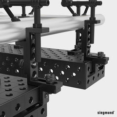 2 - 160114.N: 150 L Stop and Clamping Square (Nitrided) - 16mm Welding Table Accessories by Siegmund - The Flattest, Most Reliable Welding Tables & Fixturing Accessories in the World