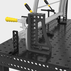 2 - 160126.N: 250 GK Right, Stop and Clamping Square (Nitrided) - 16mm Welding Table Accessories by Siegmund - The Flattest, Most Reliable Welding Tables & Fixturing Accessories in the World