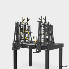 2 - 160146.N: 750 GK Left Stop and Clamping Square (Nitrided) - 16mm Welding Table Accessories by Siegmund - The Flattest, Most Reliable Welding Tables & Fixturing Accessories in the World