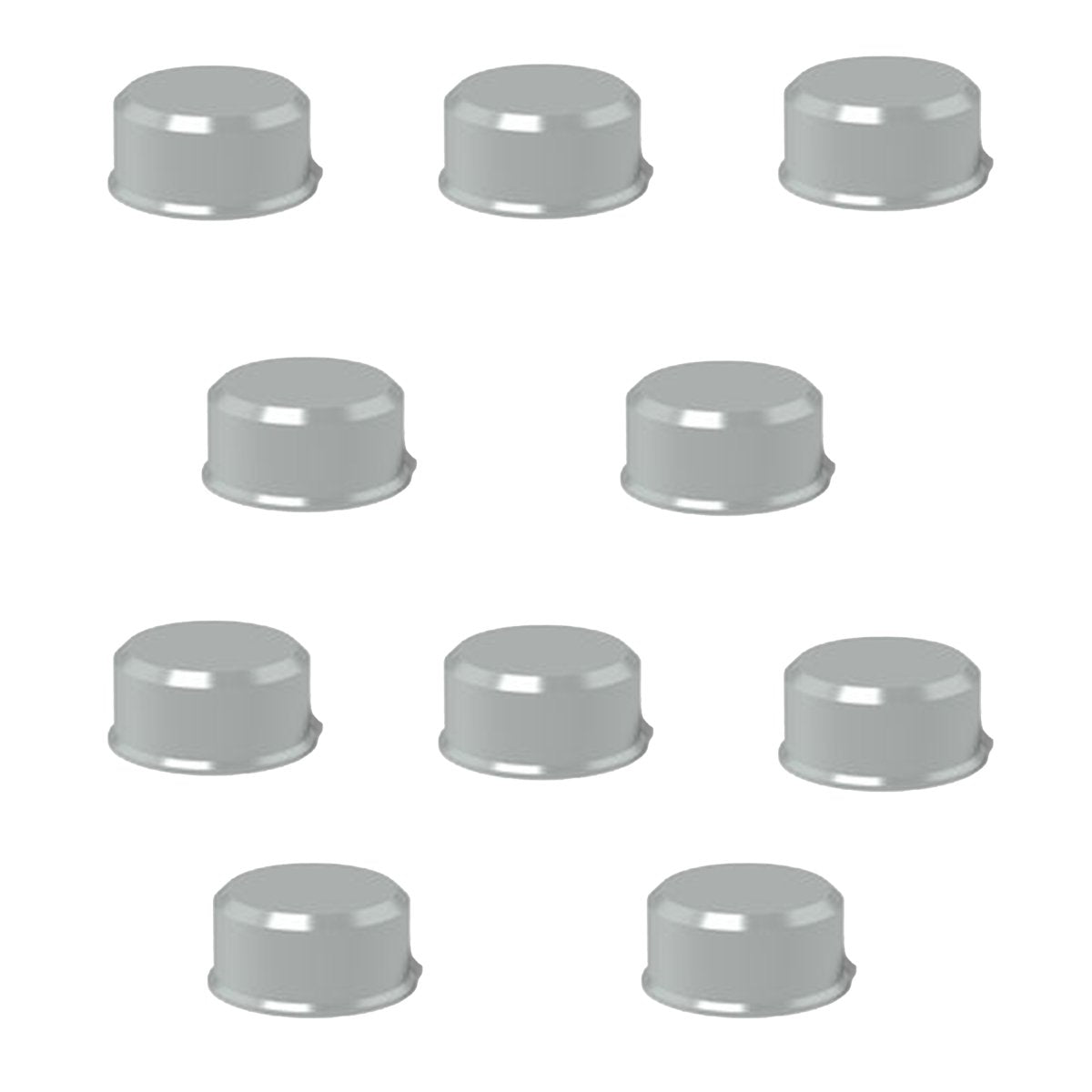 2 - 160238.10: Steel Cover Cap (Pack of 10) - 16mm Welding Table Accessories by Siegmund - The Flattest, Most Reliable Welding Tables & Fixturing Accessories in the World