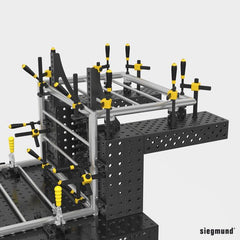 2 - 160272.P: 400x200x200mm Riser Block (Plasma Nitrided) - 16mm Welding Table Accessories by Siegmund - The Flattest, Most Reliable Welding Tables & Fixturing Accessories in the World