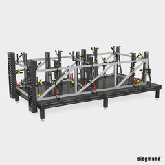 2 - 160370.1.P: 1,000x200x100 Riser Block (Plasma Nitrided) - 16mm Welding Table Accessories by Siegmund - The Flattest, Most Reliable Welding Tables & Fixturing Accessories in the World