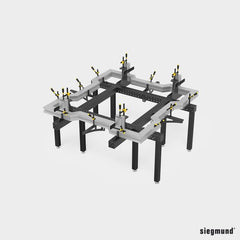 2 - 160370.P: 1,000x100x100mm Riser Block (Plasma Nitrided) - 16mm Welding Table Accessories by Siegmund - The Flattest, Most Reliable Welding Tables & Fixturing Accessories in the World