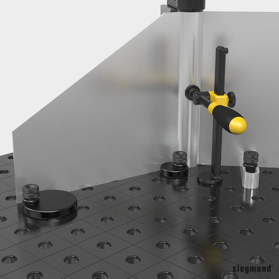 2 - 160402.N: Ø 75mm Eccentric Stop with M10 Thread (Nitrided) - 16mm Welding Table Accessories by Siegmund - The Flattest, Most Reliable Welding Tables & Fixturing Accessories in the World