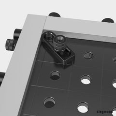 2 - 160410.N: 80mm L Universal Stop (Nitrided) - 16mm Welding Table Accessories by Siegmund - The Flattest, Most Reliable Welding Tables & Fixturing Accessories in the World