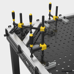 2 - 160418: 24x97mm Flex Stop (Galvanized Steel) - 16mm Welding Table Accessories by Siegmund - The Flattest, Most Reliable Welding Tables & Fixturing Accessories in the World