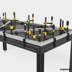 2 - 160420.A: 115mm L Universal Stop (Aluminum) - 16mm Welding Table Accessories by Siegmund - The Flattest, Most Reliable Welding Tables & Fixturing Accessories in the World