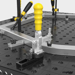 2 - 160420.A: 115mm L Universal Stop (Aluminum) - 16mm Welding Table Accessories by Siegmund - The Flattest, Most Reliable Welding Tables & Fixturing Accessories in the World