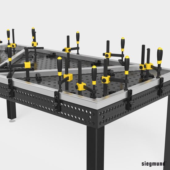 2 - 160420.N: 115mm L Universal Stop (Nitrided) - 16mm Welding Table Accessories by Siegmund - The Flattest, Most Reliable Welding Tables & Fixturing Accessories in the World