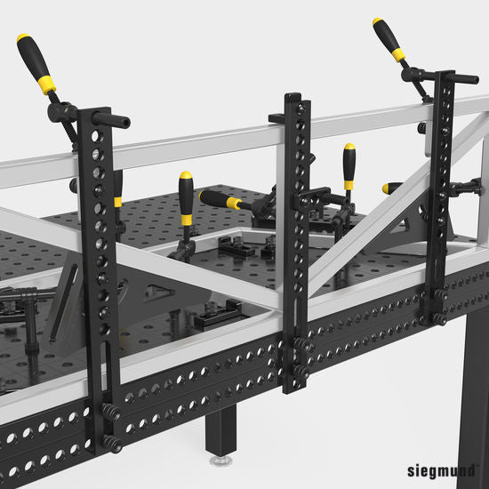 2 - 160432.N: 500mm M Universal Stop (Nitrided) - 16mm Welding Table Accessories by Siegmund - The Flattest, Most Reliable Welding Tables & Fixturing Accessories in the World