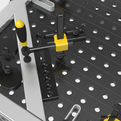 2 - 160444: 250mm Flat Square (Burnished) - 16mm Welding Table Accessories by Siegmund - The Flattest, Most Reliable Welding Tables & Fixturing Accessories in the World