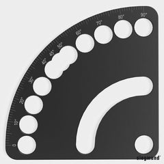 2 - 160455.N: Angle Alignment Template (Nitrided) - 16mm Welding Table Accessories by Siegmund - The Flattest, Most Reliable Welding Tables & Fixturing Accessories in the World