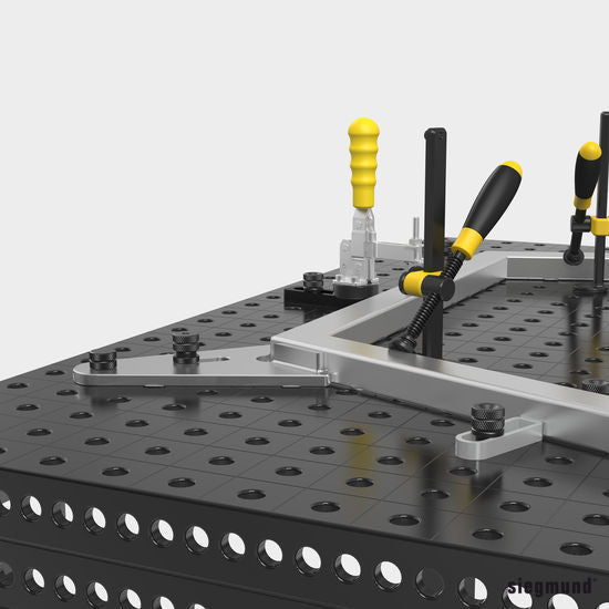 2 - 160540: Positioning Bolt (Burnished) - 16mm Welding Table Accessories by Siegmund - The Flattest, Most Reliable Welding Tables & Fixturing Accessories in the World