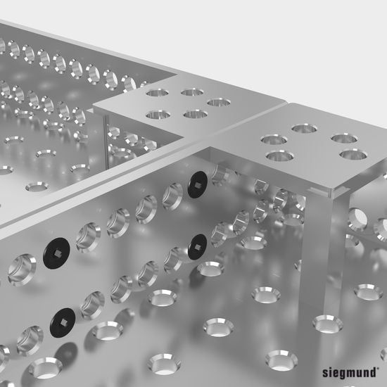 2 - 160560.N: Short Connecting Bolt (Nitrided) - 16mm Welding Table Accessories by Siegmund - The Flattest, Most Reliable Welding Tables & Fixturing Accessories in the World