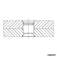 2 - 160560.N: Short Connecting Bolt (Nitrided) - 16mm Welding Table Accessories by Siegmund - The Flattest, Most Reliable Welding Tables & Fixturing Accessories in the World