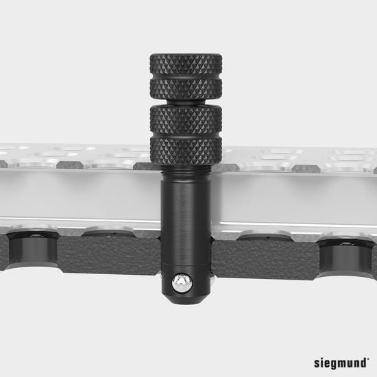 2 - 160573: Long Adjustable Fast Clamping Bolt without Slot (Burnished) - 16mm Welding Table Accessories by Siegmund - The Flattest, Most Reliable Welding Tables & Fixturing Accessories in the World