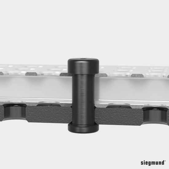 2 - 160584: Triple Collar Connecting Bolt (Burnished) - 16mm Welding Table Accessories by Siegmund - The Flattest, Most Reliable Welding Tables & Fixturing Accessories in the World