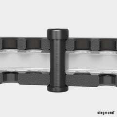 2 - 160585: Quadruple Collar Connecting Bolt (Burnished) - 16mm Welding Table Accessories by Siegmund - The Flattest, Most Reliable Welding Tables & Fixturing Accessories in the World