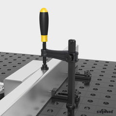 2 - 160620: Basic Screw Clamp (Burnished) - 16mm Welding Table Accessories by Siegmund - The Flattest, Most Reliable Welding Tables & Fixturing Accessories in the World