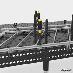 2 - 160620: Basic Screw Clamp (Burnished) - 16mm Welding Table Accessories by Siegmund - The Flattest, Most Reliable Welding Tables & Fixturing Accessories in the World