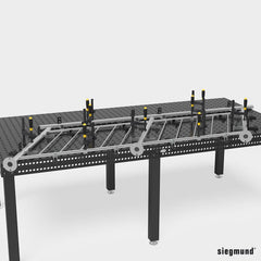 2 - 160620: Basic Screw Clamp (Burnished) - 16mm Welding Table Accessories by Siegmund - The Flattest, Most Reliable Welding Tables & Fixturing Accessories in the World