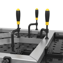 2-160626.N: Pipe Elbow Clamp (Nitrided) - 16mm Welding Table Accessories by Siegmund - The Flattest, Most Reliable Welding Tables & Fixturing Accessories in the World