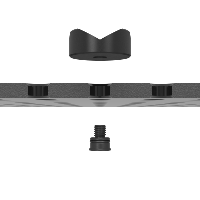 2 - 160649.0: Special Screw for System 16 Prisms - 16mm Welding Table Accessories by Siegmund - The Flattest, Most Reliable Welding Tables & Fixturing Accessories in the World