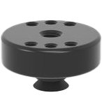 2 - 160715: Ø 48 / 15 Adapter with Hole Pattern (Burnished) - 16mm Welding Table Accessories by Siegmund - The Flattest, Most Reliable Welding Tables & Fixturing Accessories in the World