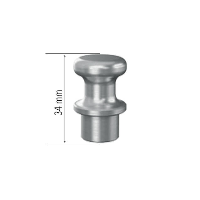 2 - 160740: 34mm Magnetic Clamping Bolt (Aluminum) - 16mm Welding Table Accessories by Siegmund - The Flattest, Most Reliable Welding Tables & Fixturing Accessories in the World