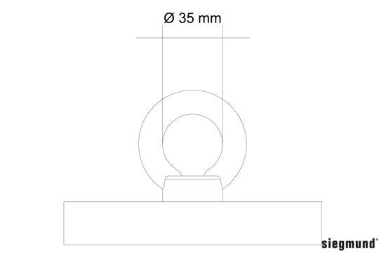 2 - 160830: Comfort Shipping Bracket with Fastening Plate - 16mm Welding Table Accessories by Siegmund - The Flattest, Most Reliable Welding Tables & Fixturing Accessories in the World