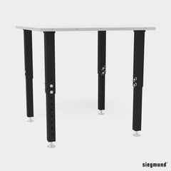 2 - 160877.X: 550 - 950mm Height Adjustable Leg for the Siegmund System 16 Welding Tables - 16mm Welding Table Accessories by Siegmund - The Flattest, Most Reliable Welding Tables & Fixturing Accessories in the World