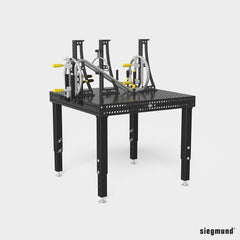 2 - 160877.X: 550 - 950mm Height Adjustable Leg for the Siegmund System 16 Welding Tables - 16mm Welding Table Accessories by Siegmund - The Flattest, Most Reliable Welding Tables & Fixturing Accessories in the World