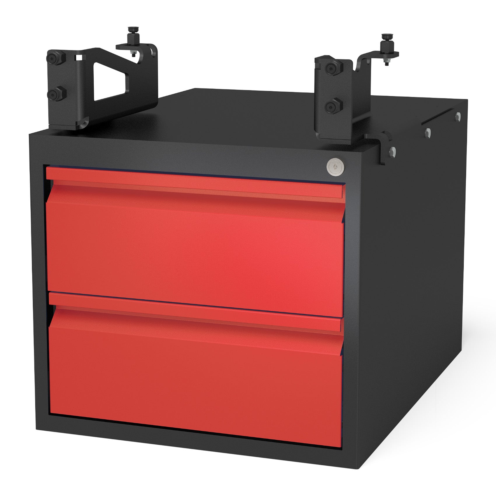 2-160990.1.R: Lockable 2 Drawer Sub Table Box Set for the System 16 Welding Tables - Siegmund Welding Tables USA (An Official Division of Quantum Machinery)