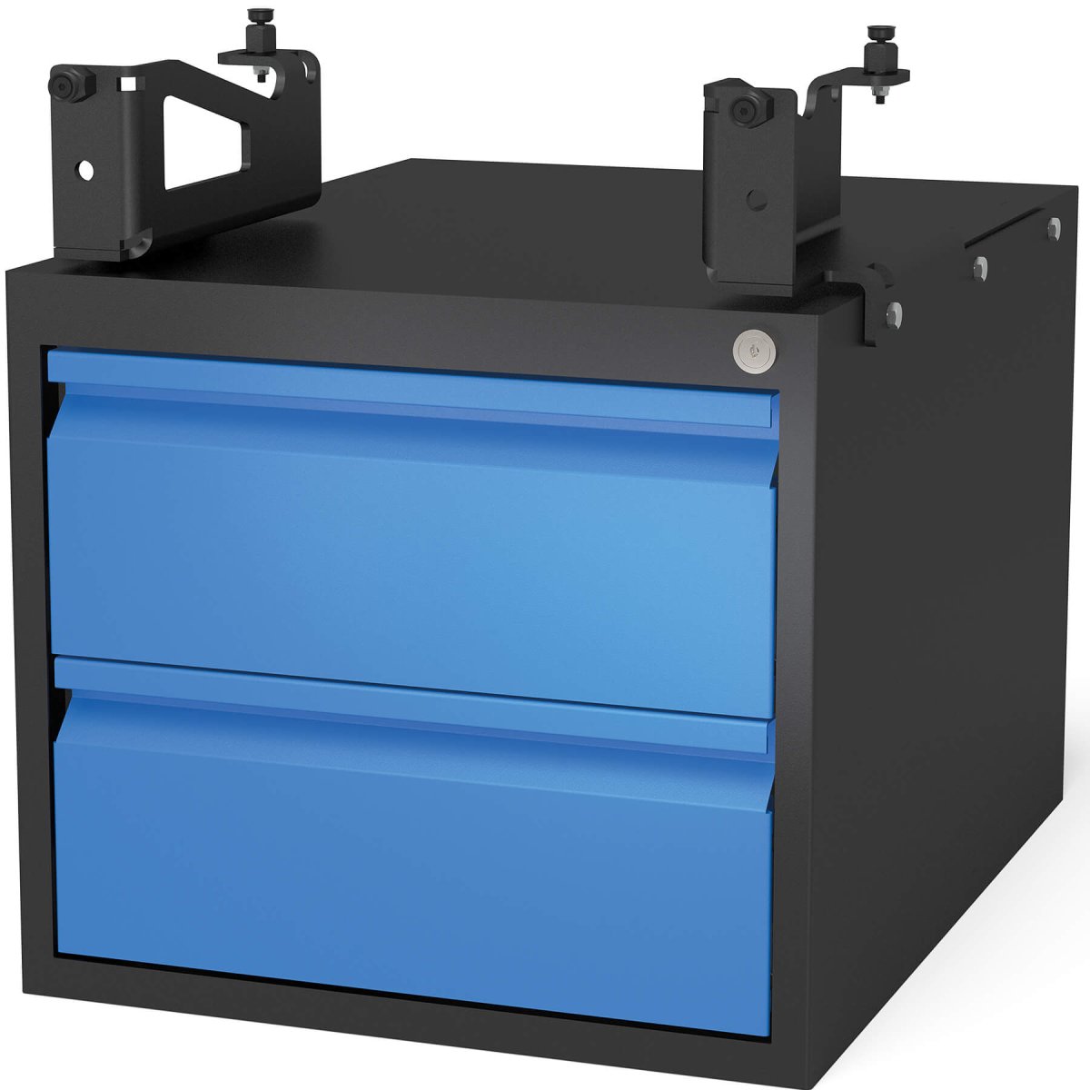 2 - 161990.1: Lockable 2 Drawer Sub Table Box Set for System 16 Basic Welding Tables - 16mm Welding Table Accessories by Siegmund - The Flattest, Most Reliable Welding Tables & Fixturing Accessories in the World