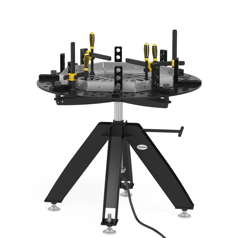 2-164210.X7: Ø 1,000mm Perforated Plate X8.7 (Plasma Nitrided) - System 16 Welding Tables by Siegmund - The Flattest, Most Reliable Welding Tables & Fixturing Accessories in the World
