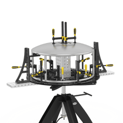 2-164210.X7: Ø 1,000mm Perforated Plate X8.7 (Plasma Nitrided) - System 16 Welding Tables by Siegmund - The Flattest, Most Reliable Welding Tables & Fixturing Accessories in the World