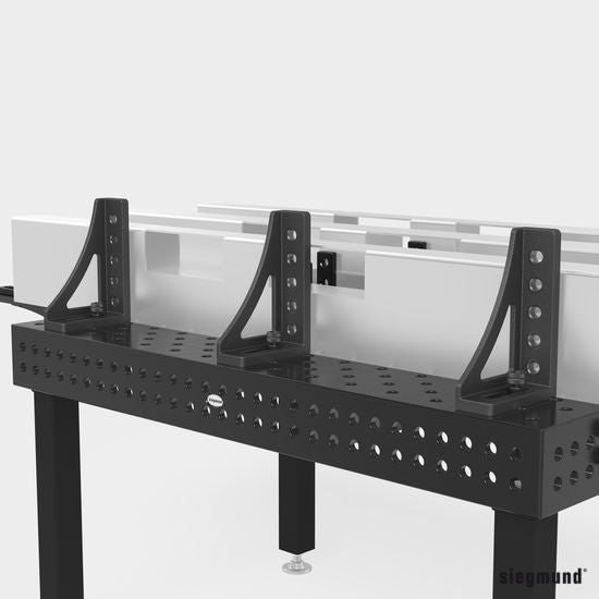 2 - 220152.N: 300mm G Stop and Clamping Square (Nitrided) - 22mm Welding Table Accessories by Siegmund - The Flattest, Most Reliable Welding Tables & Fixturing Accessories in the World