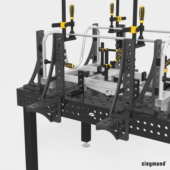 2 - 220162.N: 500mm G Stop and Clamping Square (Nitrided) - 22mm Welding Table Accessories by Siegmund - The Flattest, Most Reliable Welding Tables & Fixturing Accessories in the World