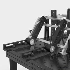 2 - 220171: Universal Angle Hydromechanical Clamping (Burnished) - 22mm Welding Table Accessories by Siegmund - The Flattest, Most Reliable Welding Tables & Fixturing Accessories in the World