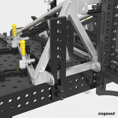 2 - 220430.N: 500mm S Universal Stop (Nitrided) - 22mm Welding Table Accessories by Siegmund - The Flattest, Most Reliable Welding Tables & Fixturing Accessories in the World